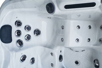 Hot Tub Santorini - 6 Person, 5 Seats, 1 Lounger - Hot tubs Portugal Algarve Online Shopping Site